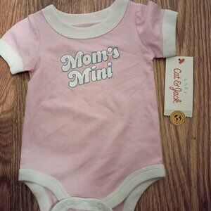 Baby girls size 0-3 months Mom's Mini bodysuit New Cat & Jack